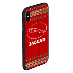 Чехол iPhone XS Max матовый Jaguar new year, цвет: 3D-черный — фото 2