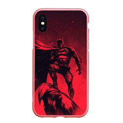 Чехол iPhone XS Max матовый Batman - art, цвет: 3D-баблгам