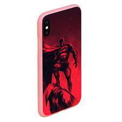 Чехол iPhone XS Max матовый Batman - art, цвет: 3D-баблгам — фото 2