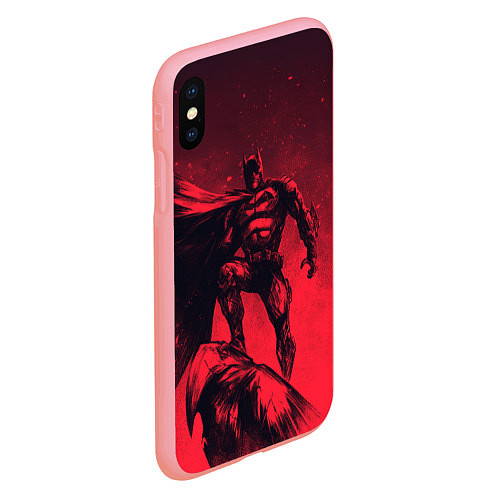 Чехол iPhone XS Max матовый Batman - art / 3D-Баблгам – фото 2