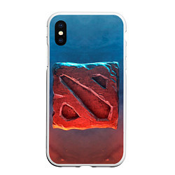 Чехол iPhone XS Max матовый Dota 2: Symbol