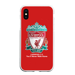 Чехол iPhone XS Max матовый Liverpool