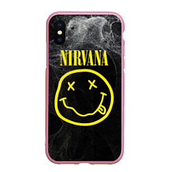 Чехол iPhone XS Max матовый Nirvana Smoke