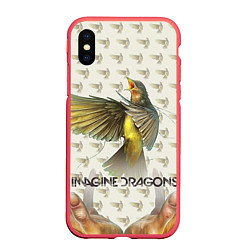 Чехол iPhone XS Max матовый Imagine Dragons: Fly