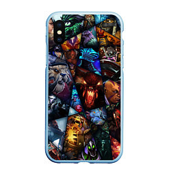 Чехол iPhone XS Max матовый Dota 2: All Pick