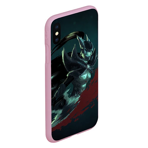 Чехол iPhone XS Max матовый Phantom Assassin / 3D-Розовый – фото 2