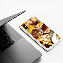Чехол iPhone XS Max матовый Фэйри Тэйл, цвет: 3D-белый — фото 2