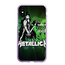 Чехол iPhone XS Max матовый Metallica: Robert Trujillo