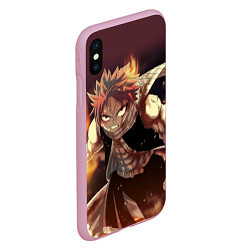 Чехол iPhone XS Max матовый Fairy tail, цвет: 3D-розовый — фото 2