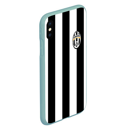 Чехол iPhone XS Max матовый Juventus: Vidal / 3D-Мятный – фото 2