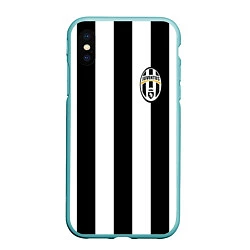 Чехол iPhone XS Max матовый Juventus: Vidal, цвет: 3D-мятный