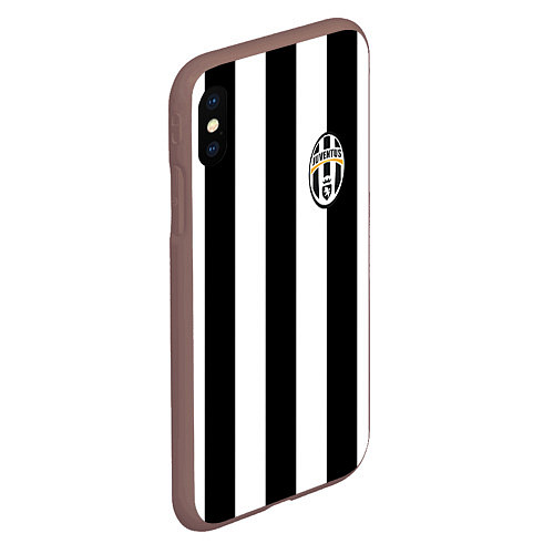 Чехол iPhone XS Max матовый Juventus: Pirlo / 3D-Коричневый – фото 2