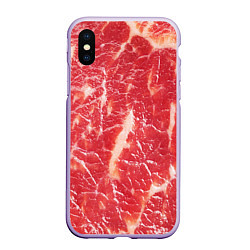 Чехол iPhone XS Max матовый Мясо