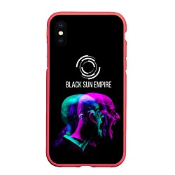 Чехол iPhone XS Max матовый Black Sun Empire Rage