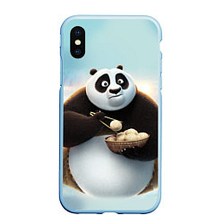 Чехол iPhone XS Max матовый Кунг фу панда