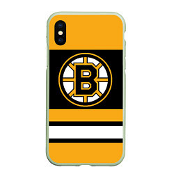 Чехол iPhone XS Max матовый Boston Bruins
