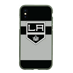 Чехол iPhone XS Max матовый Los Angeles Kings