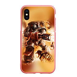 Чехол iPhone XS Max матовый Серый рыцарь