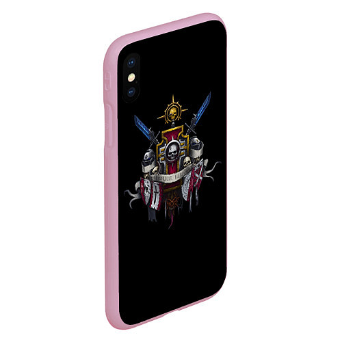 Чехол iPhone XS Max матовый Daemonium venatores / 3D-Розовый – фото 2