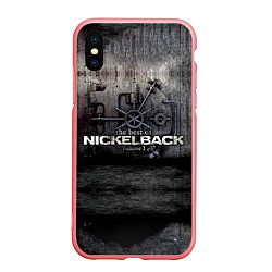 Чехол iPhone XS Max матовый Nickelback Repository, цвет: 3D-баблгам