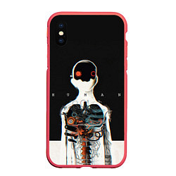 Чехол iPhone XS Max матовый Three Days Grace: Skeleton