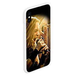 Чехол iPhone XS Max матовый Кипелов: Ария, цвет: 3D-белый — фото 2