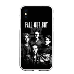 Чехол iPhone XS Max матовый Fall out boy band