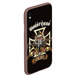 Чехол iPhone XS Max матовый Motorhead: The best of, цвет: 3D-коричневый — фото 2