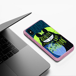 Чехол iPhone XS Max матовый Totoro: Reality Imagination, цвет: 3D-розовый — фото 2