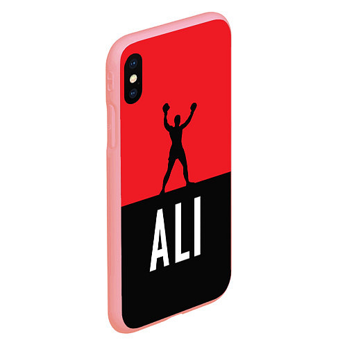 Чехол iPhone XS Max матовый Ali Boxing / 3D-Баблгам – фото 2