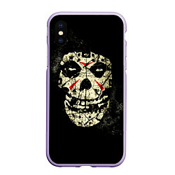 Чехол iPhone XS Max матовый Misfits: Death Face