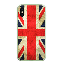 Чехол iPhone XS Max матовый Великобритания
