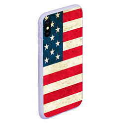 Чехол iPhone XS Max матовый США, цвет: 3D-светло-сиреневый — фото 2