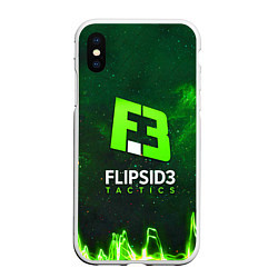 Чехол iPhone XS Max матовый Flipsid3 Tactics, цвет: 3D-белый