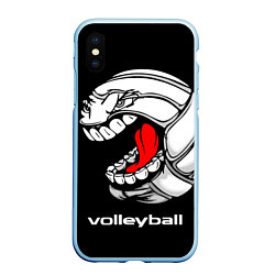Чехол iPhone XS Max матовый Волейбол 25