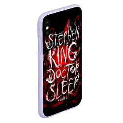 Чехол iPhone XS Max матовый Doctor Sleep, цвет: 3D-светло-сиреневый — фото 2