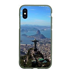 Чехол iPhone XS Max матовый Рио-де-Жанейро