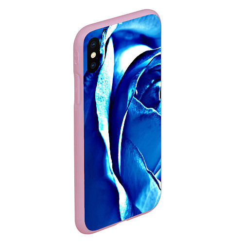 Чехол iPhone XS Max матовый Роза / 3D-Розовый – фото 2