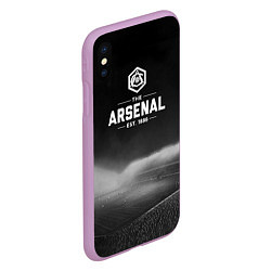 Чехол iPhone XS Max матовый The Arsenal 1886, цвет: 3D-сиреневый — фото 2