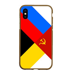 Чехол iPhone XS Max матовый Вечная Россия