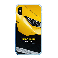 Чехол iPhone XS Max матовый Lamborghini the best