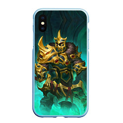 Чехол iPhone XS Max матовый Wraith King, цвет: 3D-голубой