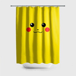 Шторка для душа Happy Pikachu, цвет: 3D-принт