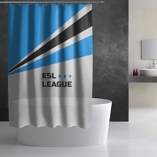 Шторка для ванной ESL league / 3D-принт – фото 2
