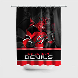 Шторка для душа New Jersey Devils, цвет: 3D-принт