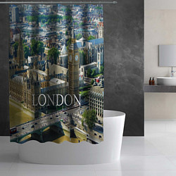 Шторка для душа Вестминстерское аббатство, цвет: 3D-принт — фото 2