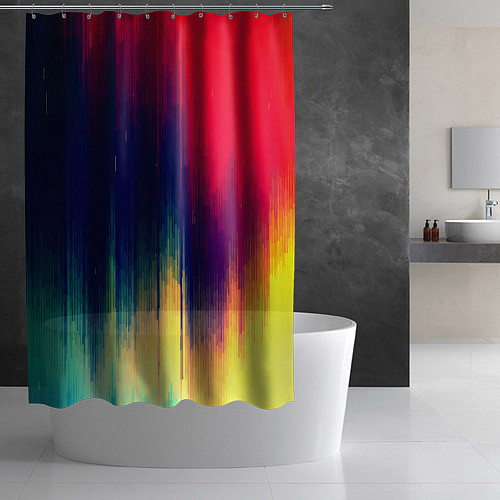 Шторка для ванной Stylize color / 3D-принт – фото 2