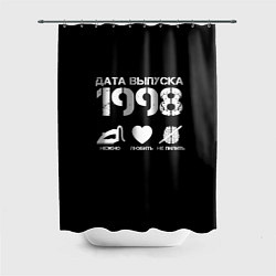 Шторка для душа Дата выпуска 1998, цвет: 3D-принт