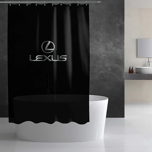 Шторка для ванной Lexus / 3D-принт – фото 2