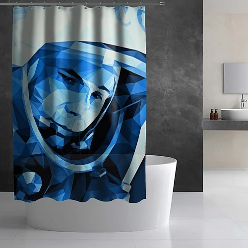 Шторка для ванной Gagarin Art / 3D-принт – фото 2